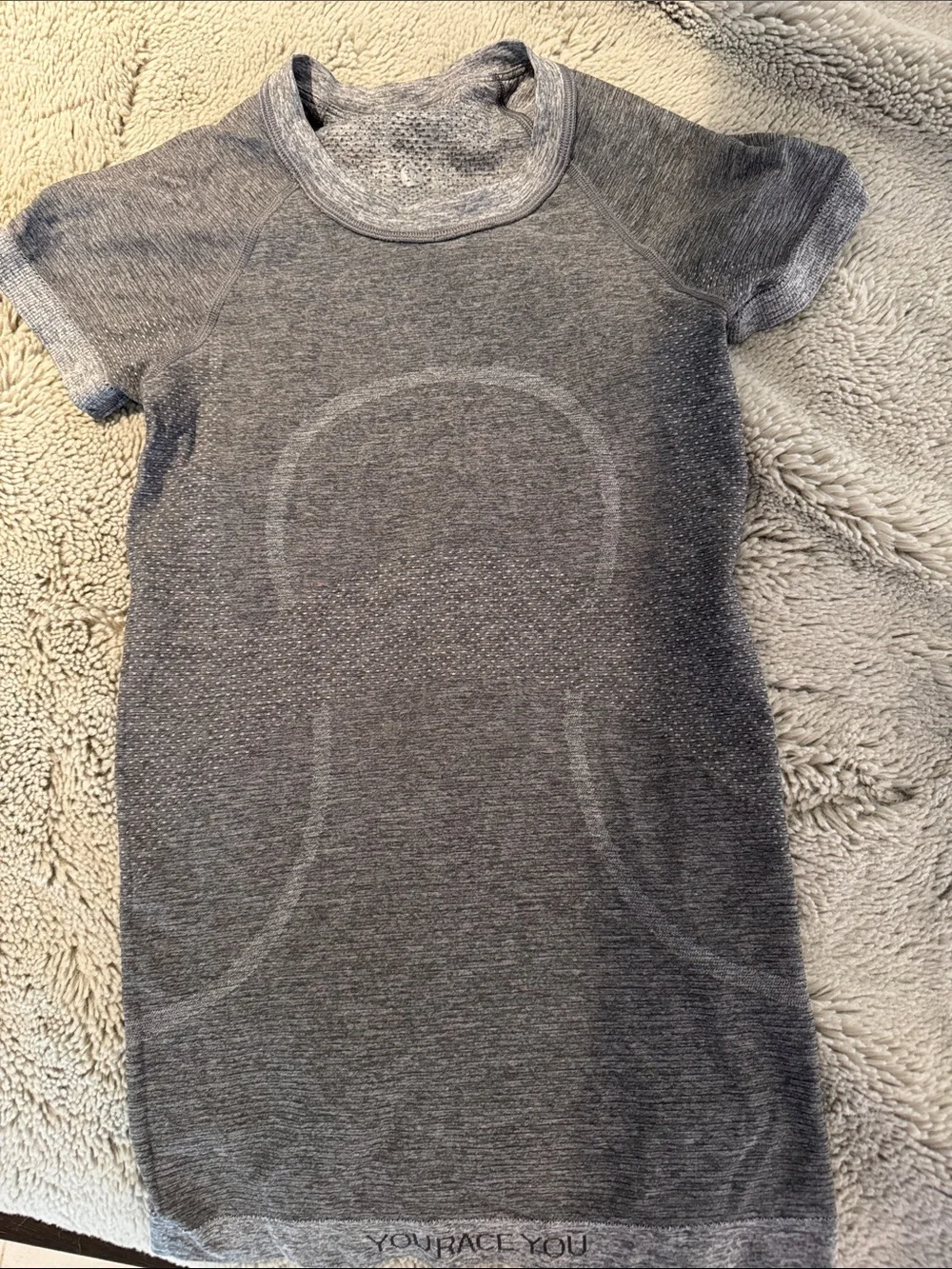 lululemon athletica Heathered Gray Muscle Tee